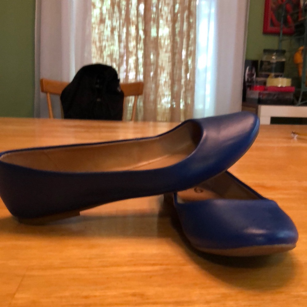 Blue flats